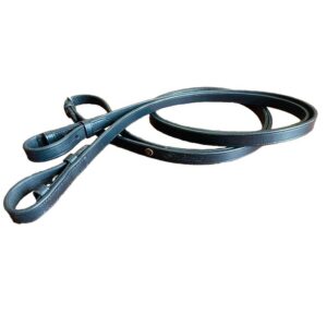 Indiana Leather Flat Reins 5/8 with Billet End