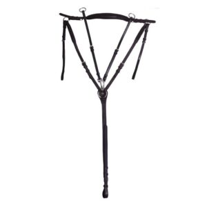 Indiana Premium Raised Adjustable Breastplate with Running Attachments