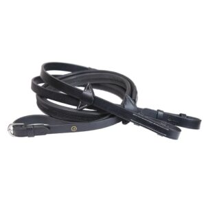Indiana Signature Series Rubber Grip Reins with Stopper and Stainless Steel Hardware