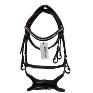 Indiana Signature Shaped Bridle with Clip Show Browband