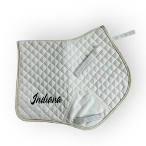 Indiana Saddle Pad White
